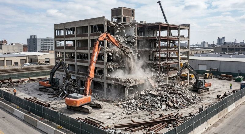 Commercial Property Demolition in Sacramento, CA